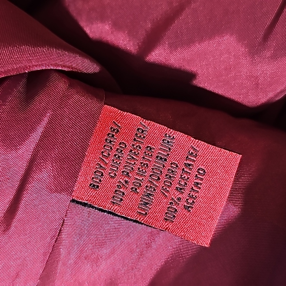 Js Collections Size 4 Red Wine One Shoulder Cockt… - image 8